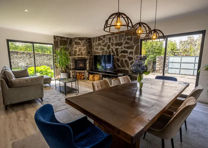 Countryside House With A Pool And Fireplace Rabo de Peixe